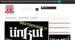 Desktop Screenshot of highkickstore.fr